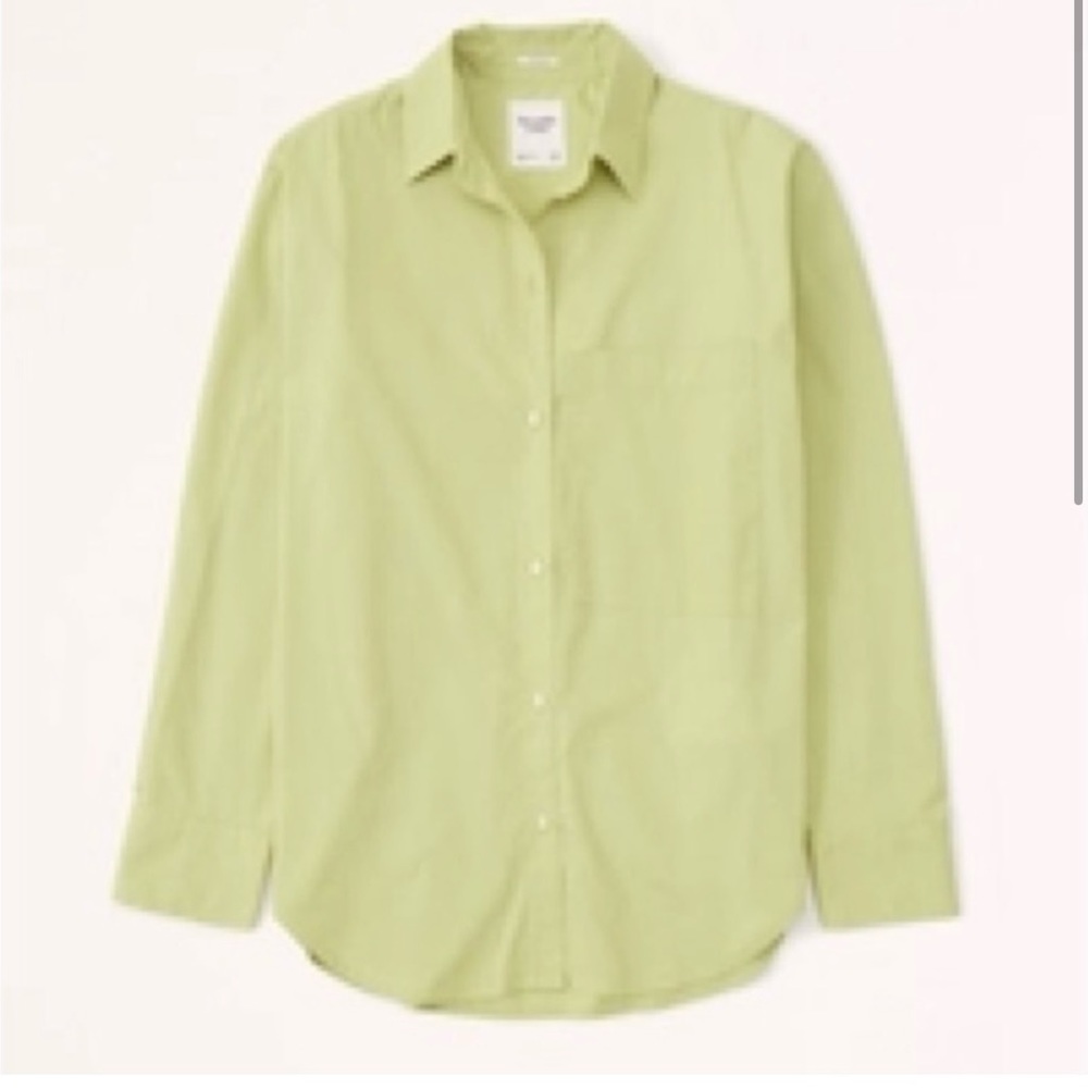 Poplin Oversized Button-up Shirt
